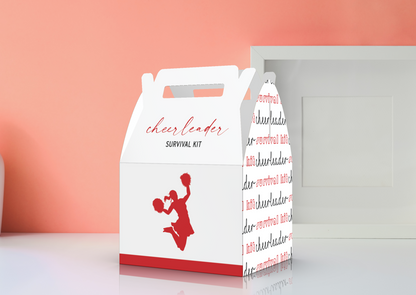 Cheerleader Party Favor Box