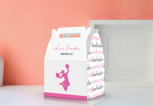 Cheerleader Party Favor Box