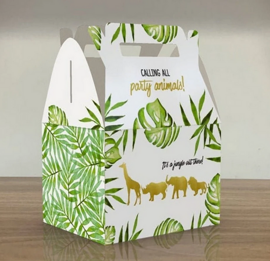 Jungle out there, Calling all party animals, Safari Favor box