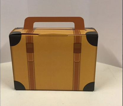 Brown Suitcase Favor box