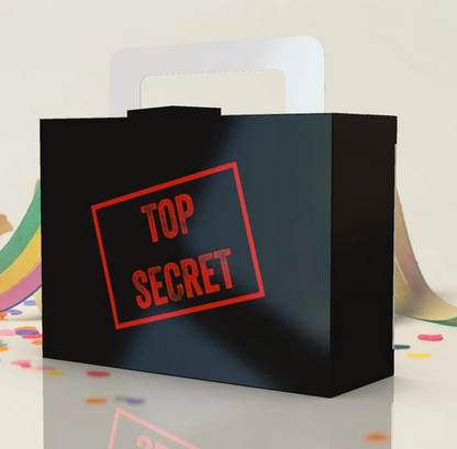 Top Secret Suitcase Favor Box