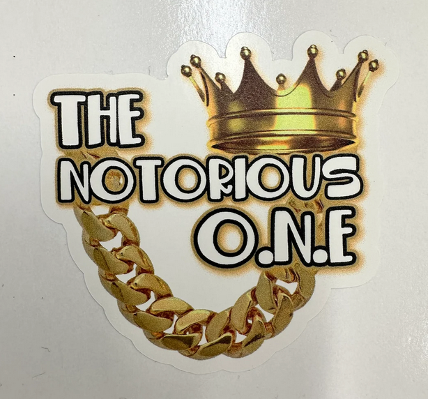 Notorious ONE, Gold Chain Sticker