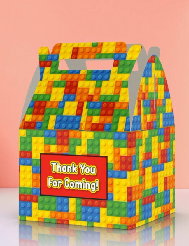 Building Blocks, Birthday Favor Box