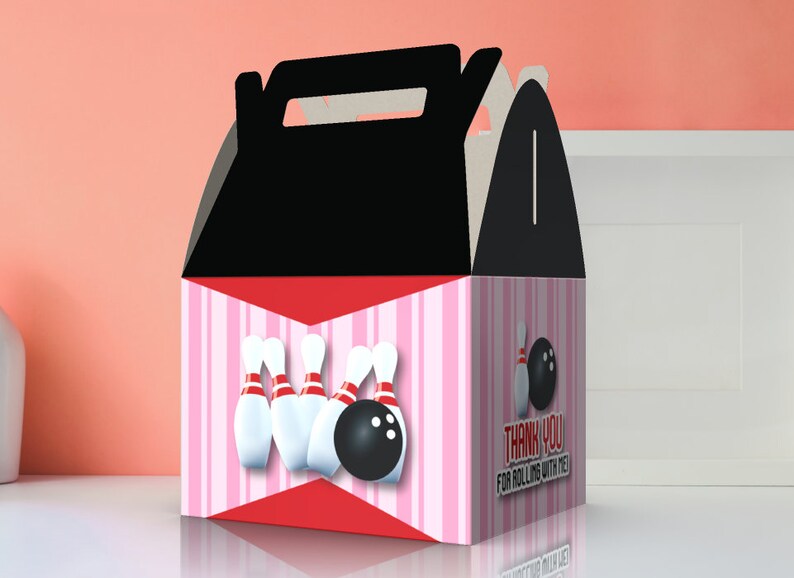 Bowling Party Favor Box