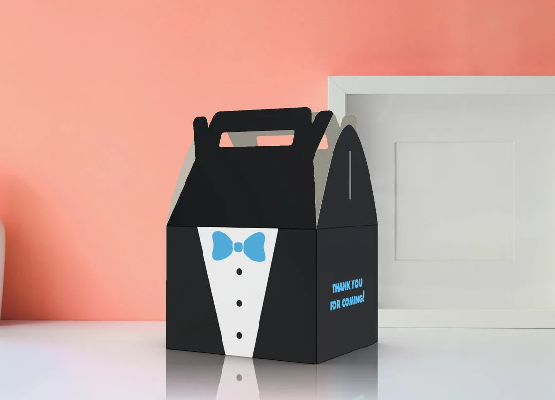 Bow Tie & Suit Favor Box