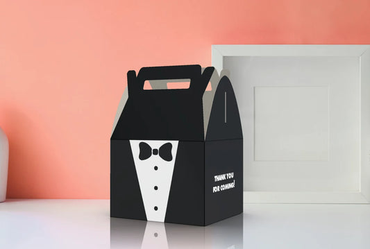 Bow Tie & Suit Favor Box