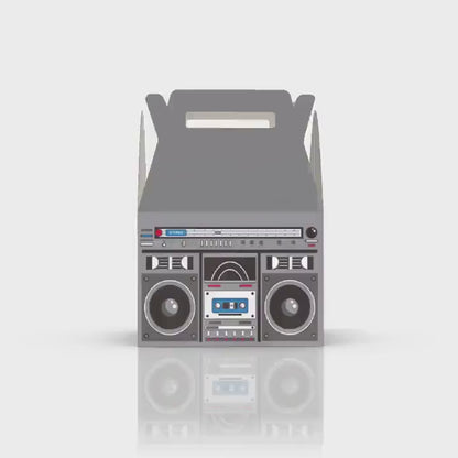 Boombox, 90s, hip hop, Retro, 80s Party favor box