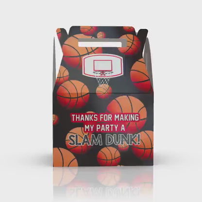 Slam Dunk, MVP, Basketball, Hoops, Party Favor Box