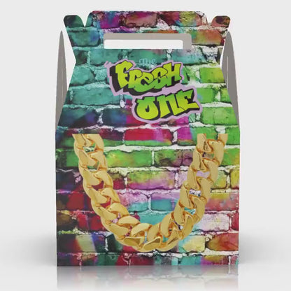 Fresh One, Gold Chain 1st Birthday, Party favor box