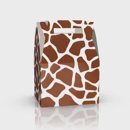 Giraffe, Giraffe Pattern, Jungle, Safari Party Favor Box