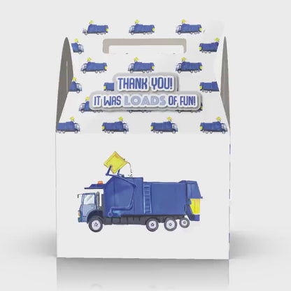 Recycling Truck, Recycle, Truck, Dump Truck Party Favor Box