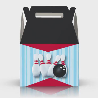 Bowling Party Favor Box