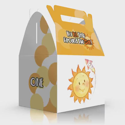 My 1st Trip Around the Sun, Sun, Rocket Favor box