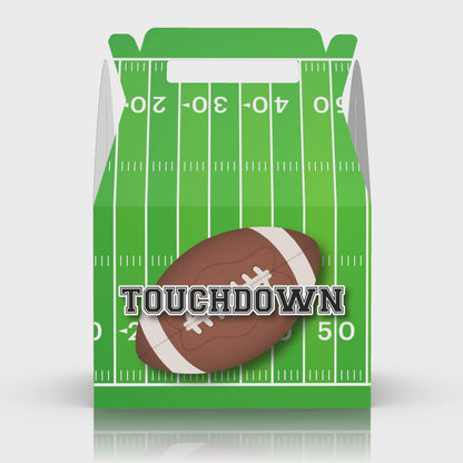 Football, Touchdown, Birthday, Party Favor Box