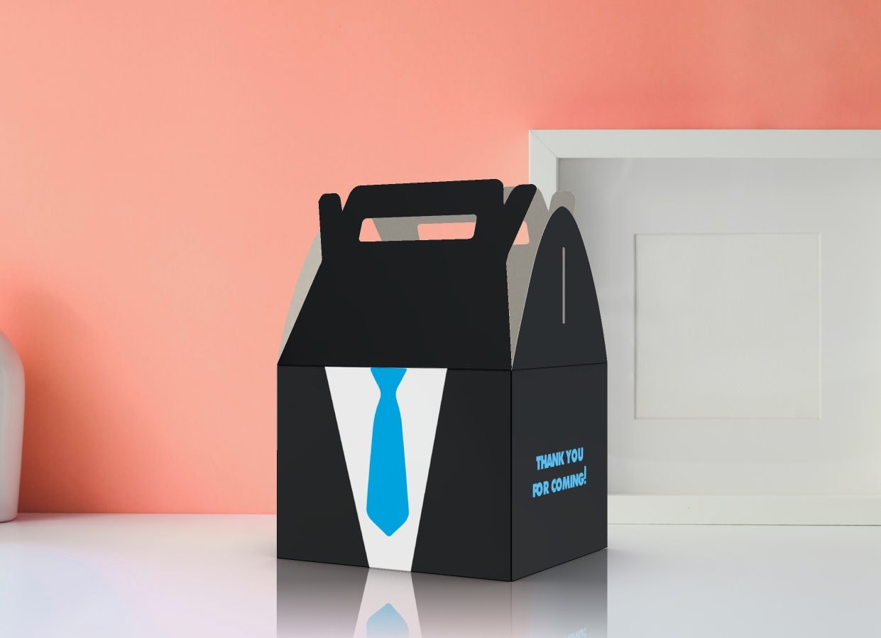 Suit & Tie Favor Box