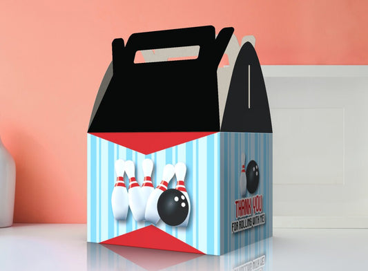 Bowling Party Favor Box